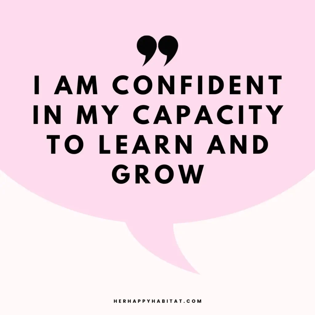 Positive Affirmations For Self-Confidence