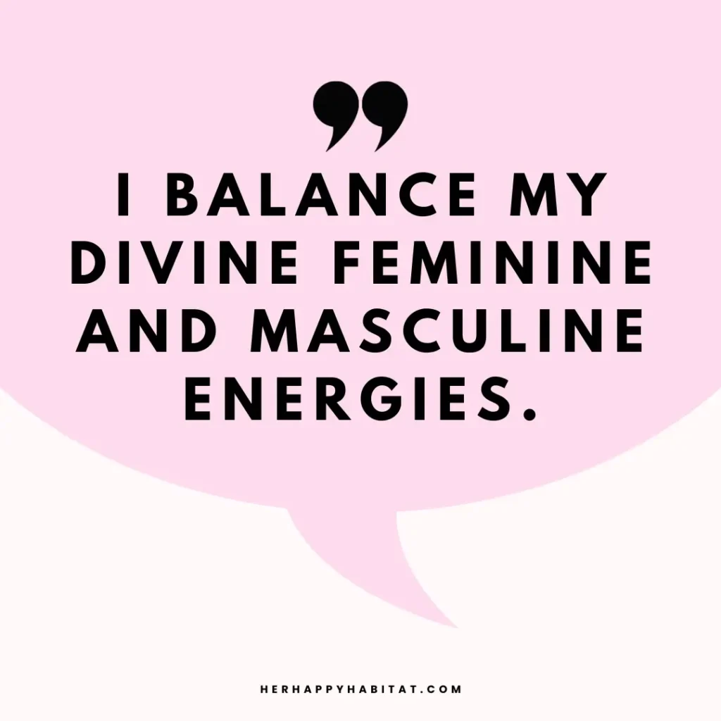 Divine Feminine Energy Affirmations