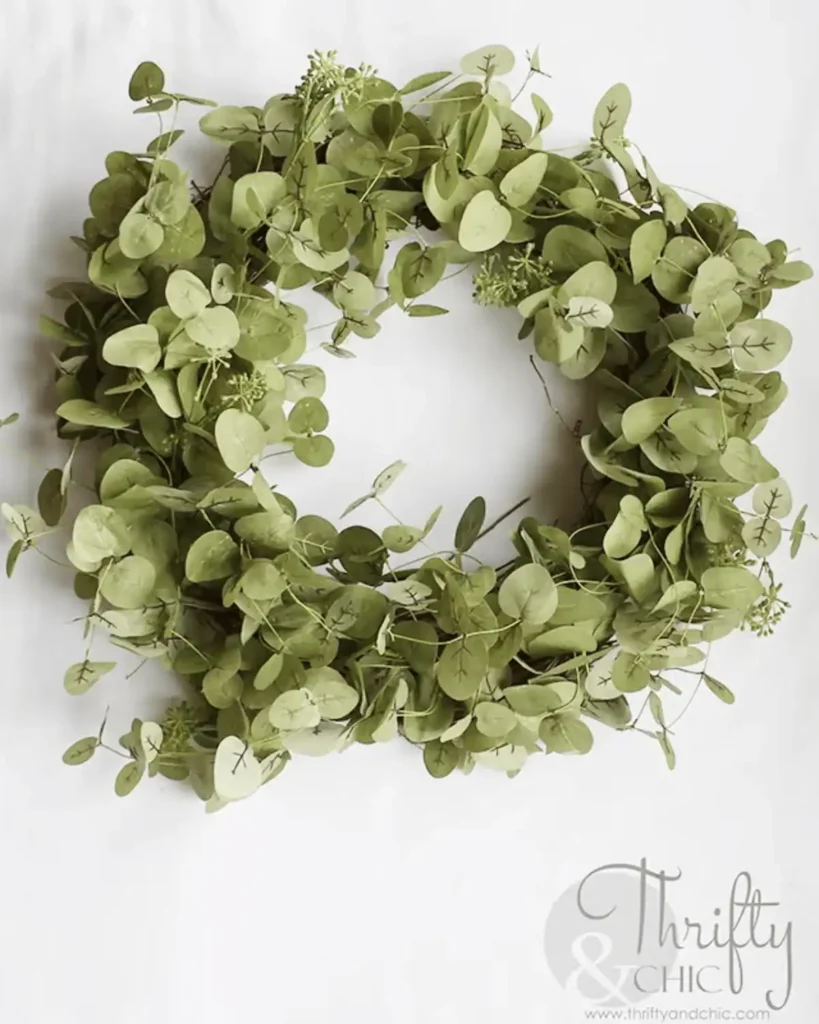 LEAVES SPRING WREATH
