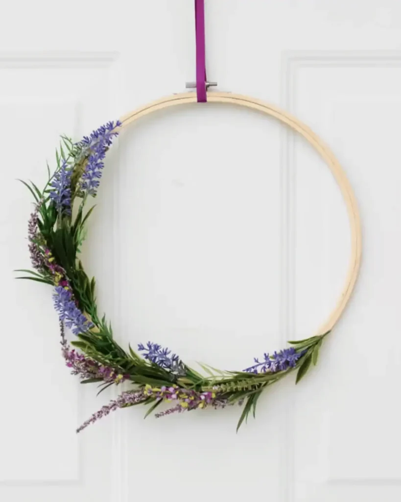 LAVENDER SPRING WREATH