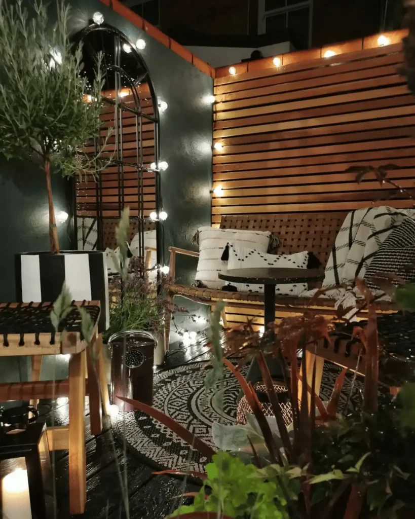 Earthy garden patio ideas