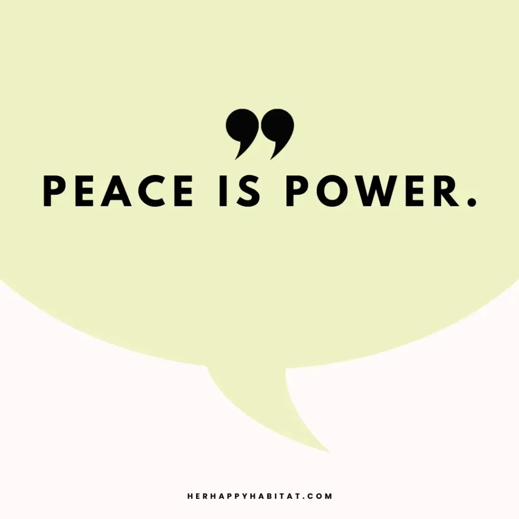 Peace Captions For Instagram
