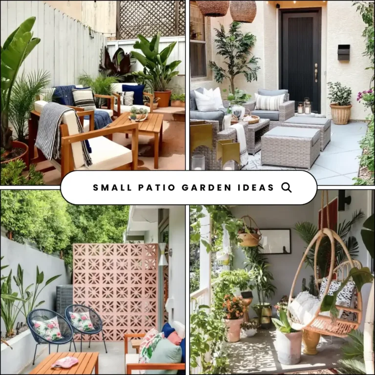 small patio garden ideas