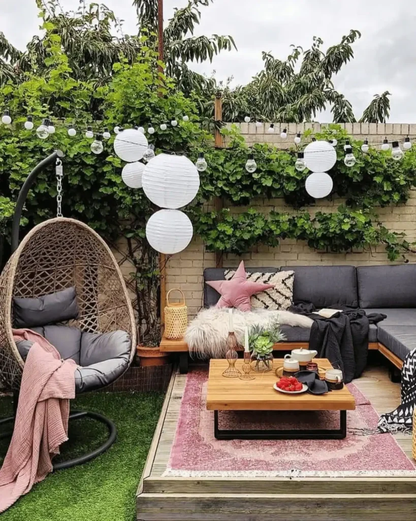 boho patio design