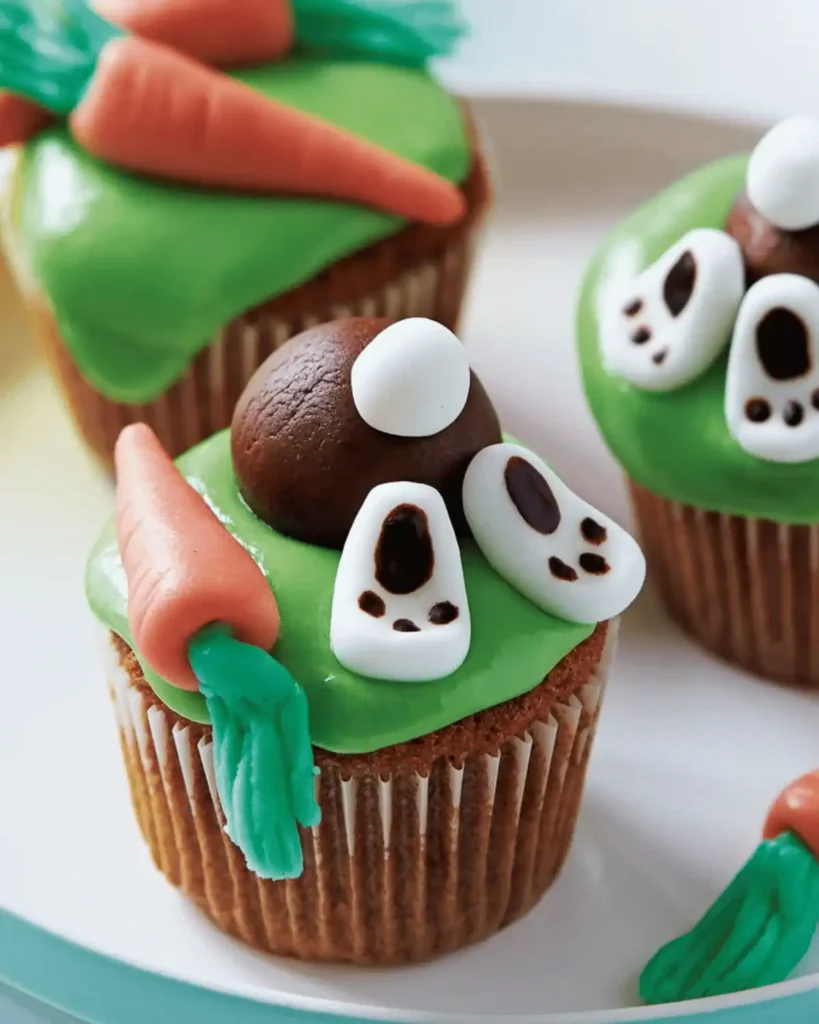 bunny bottom cupcake idea