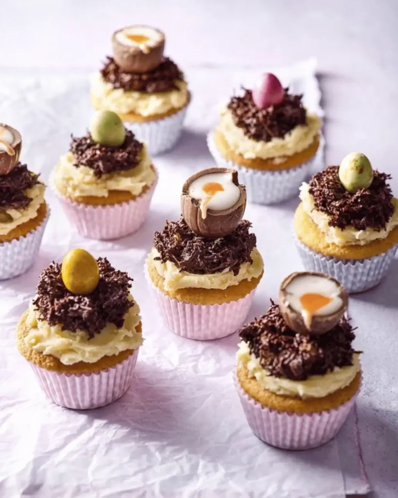 caramel egg easter cupcake recipe