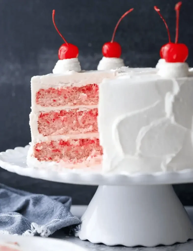 Cherry chip cake recipe