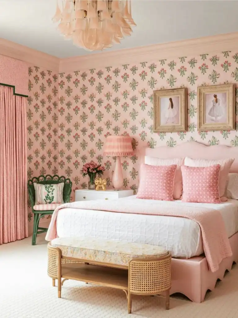 pink-and-green-bedroom-