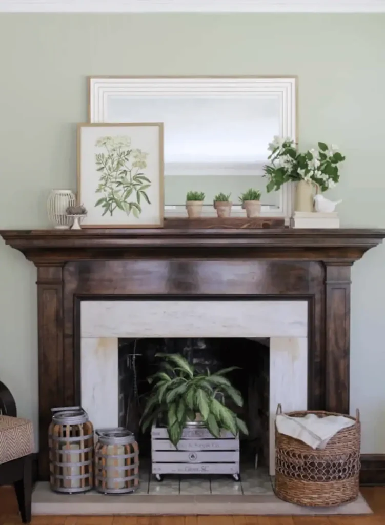 SUMMER MANTEL DECOR IDEAS