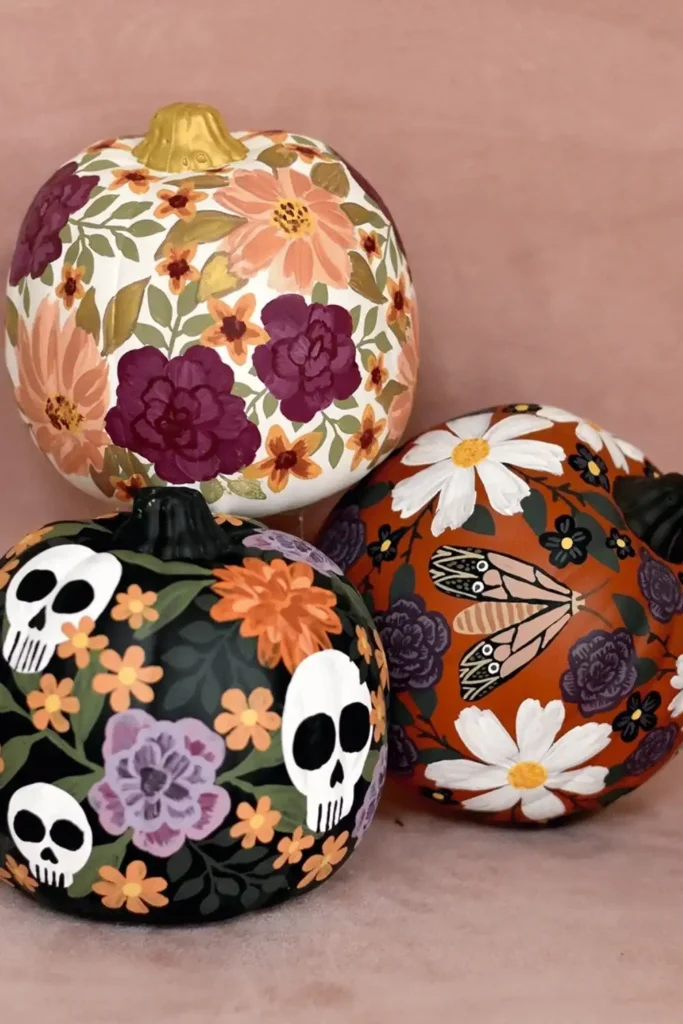 day of the dead pumpkin ideas