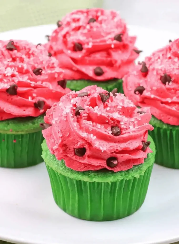 watermelon cupcakes. 