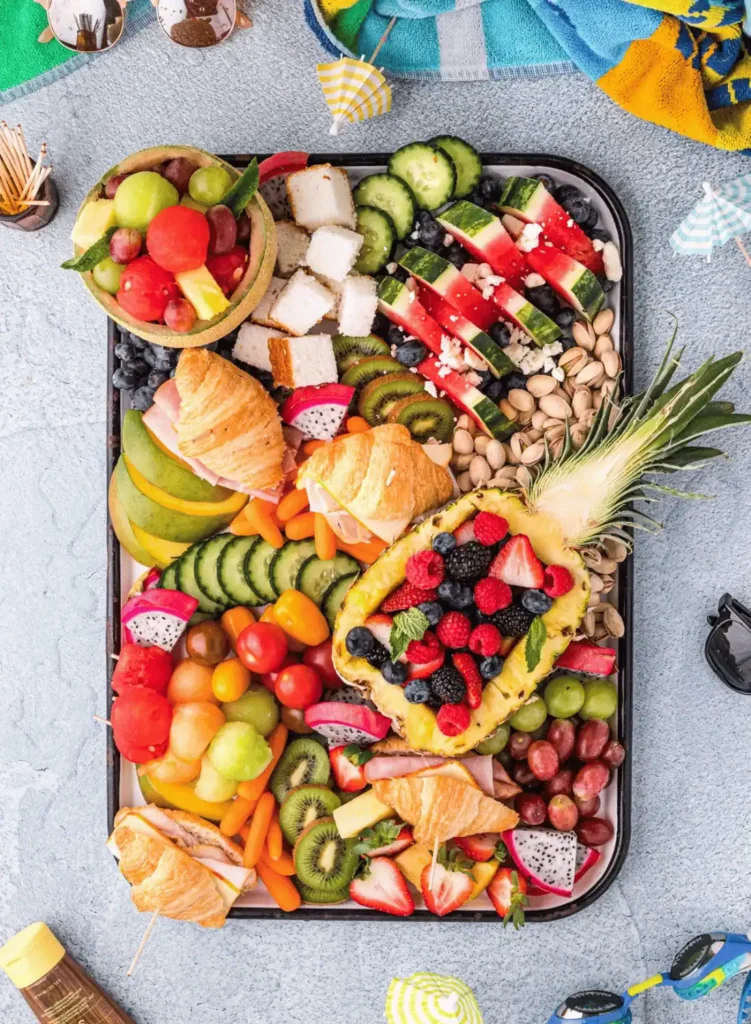 fruity summer platter