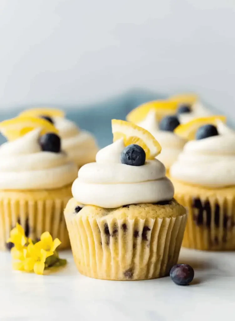 Lemon blueberry cupcakes