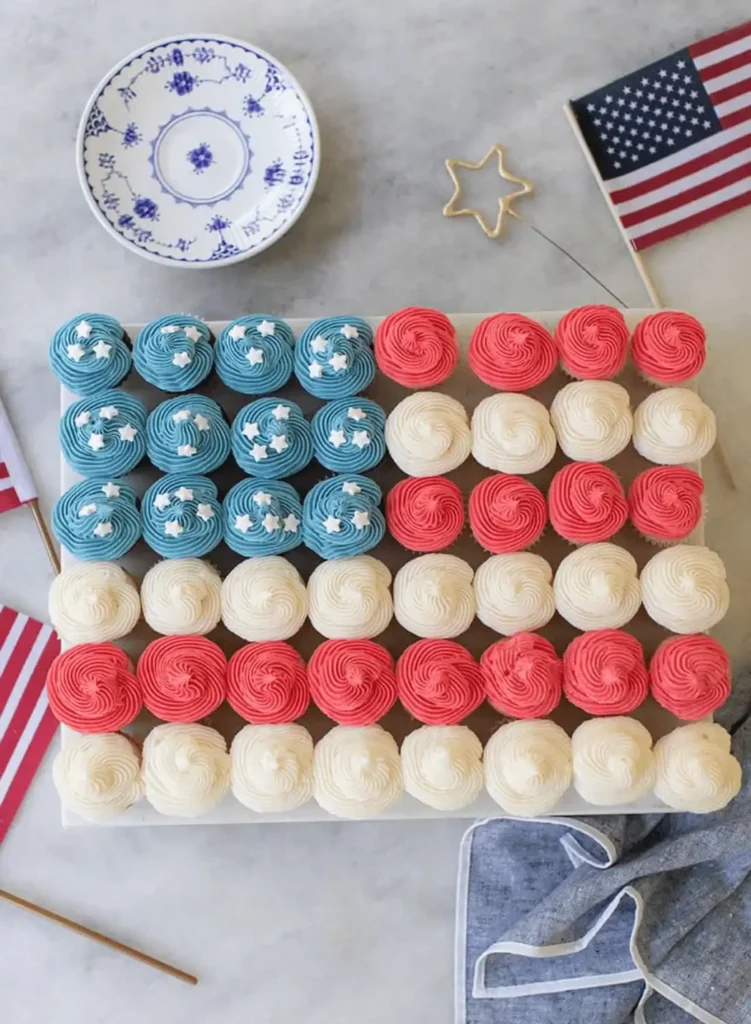 4th of July cupcakes