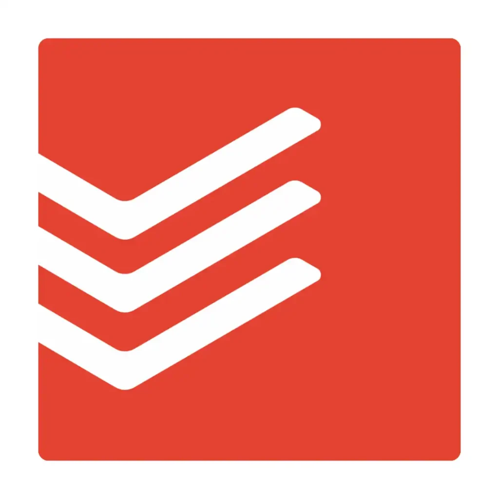 Todoist app logo. best free apps for productivity