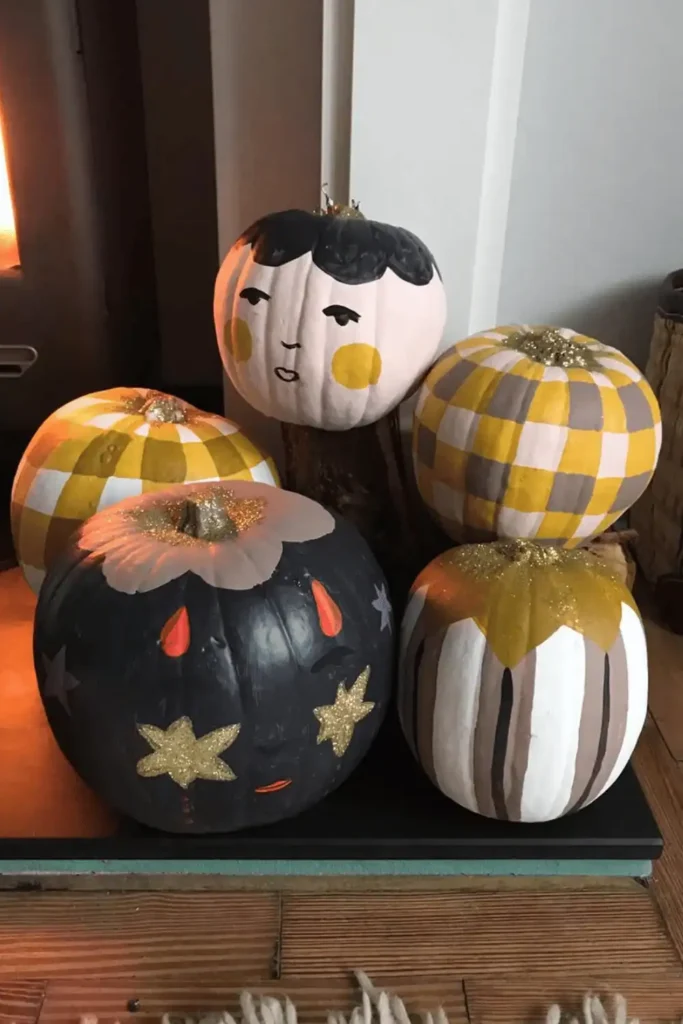 halloween painted pumpkins ideas