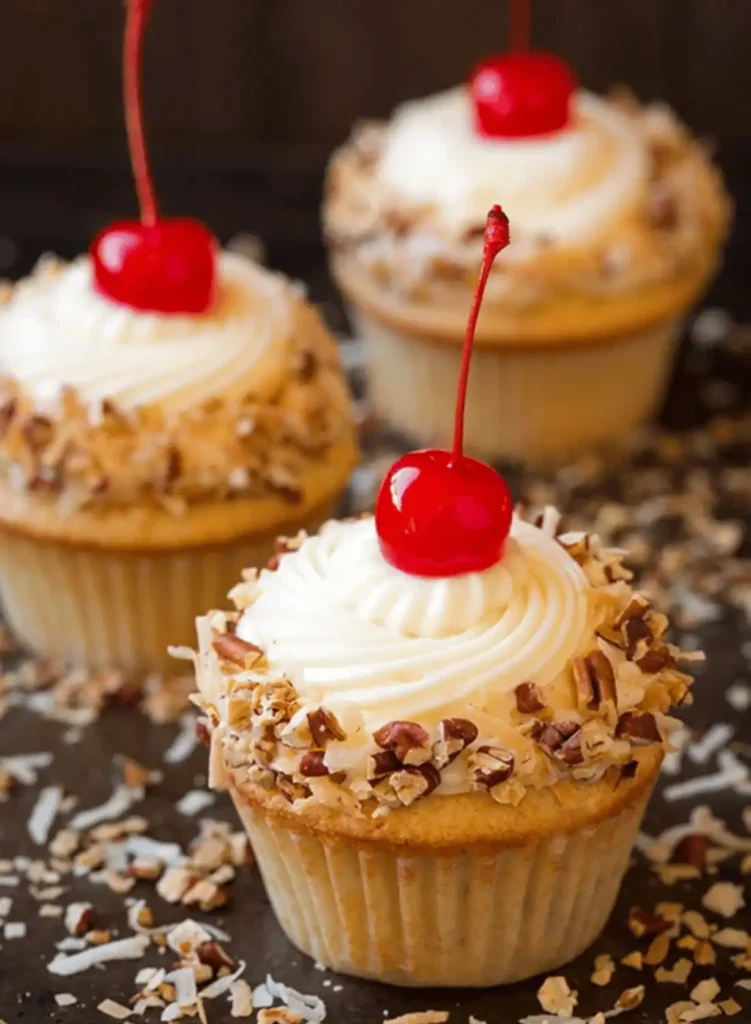 Italian cream cupcakes