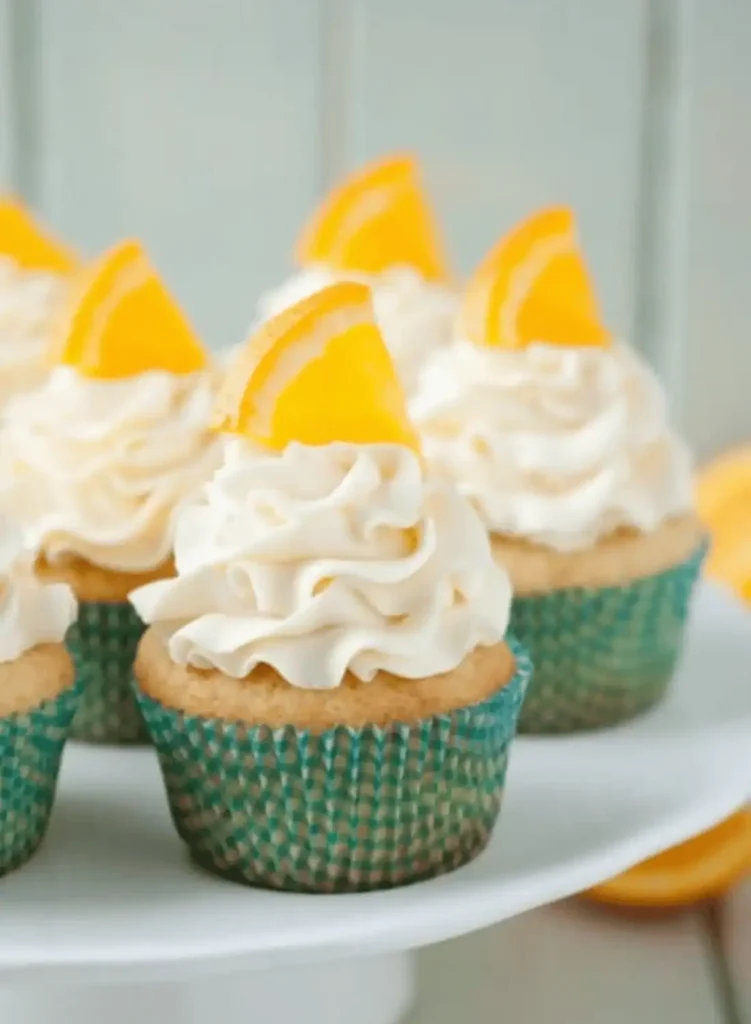 orange creamsicle cupcakes
