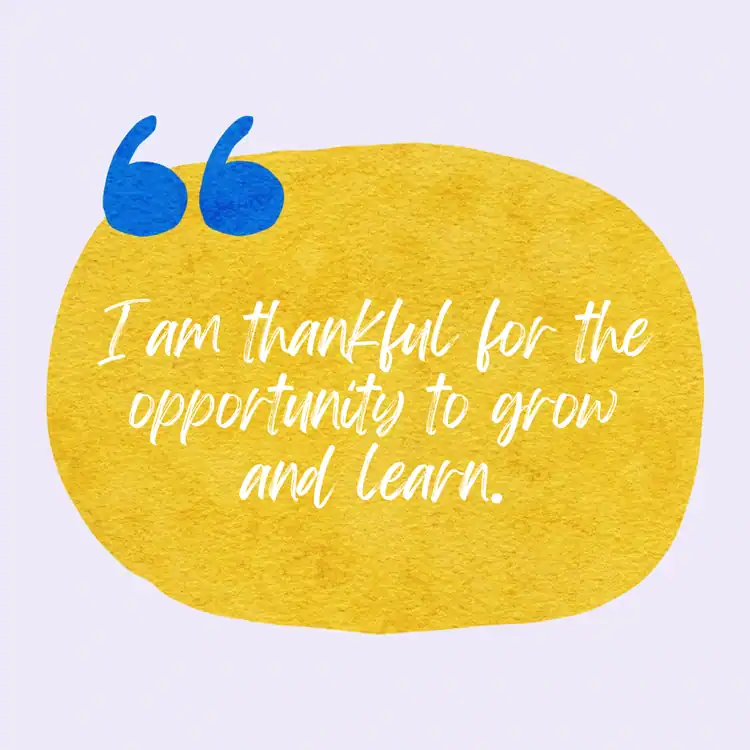 Positive Affirmations for Gratitude