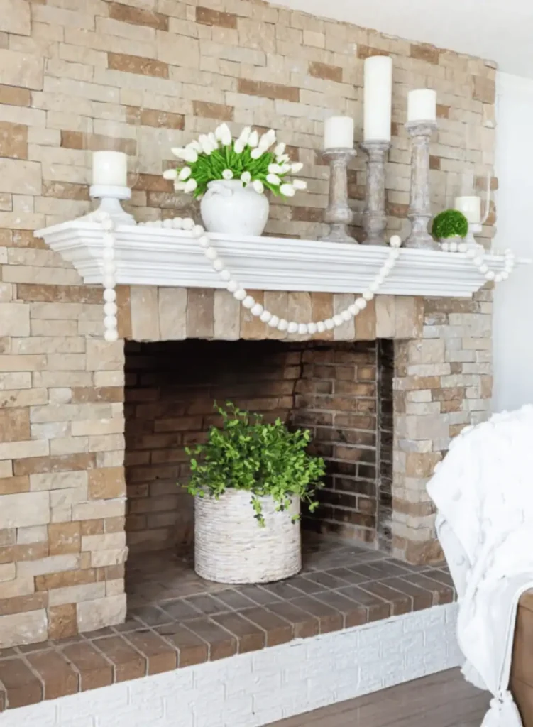 Summer mantel ideas