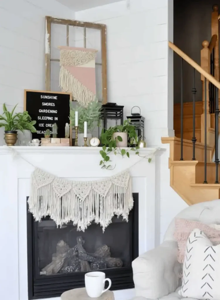 Summer mantel ideas