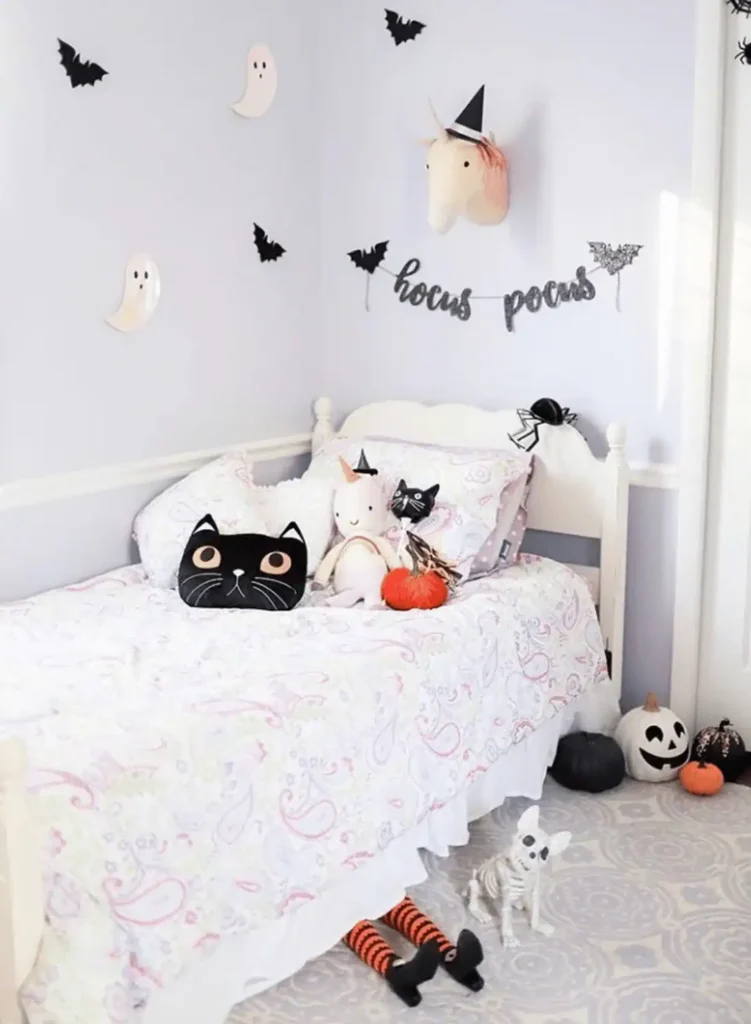 add some spooky characters. 