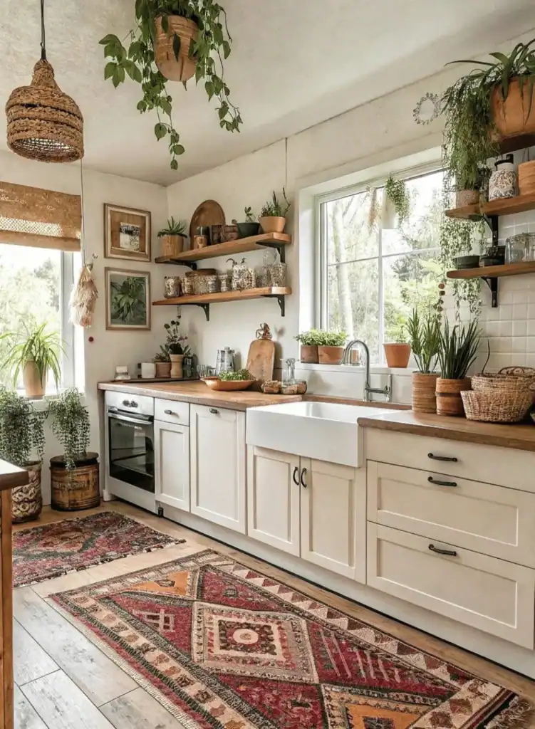 earthy-boho-kitchen-ideas