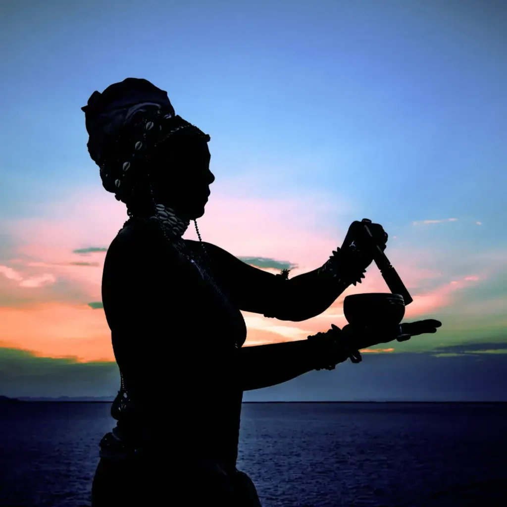 goddess-divine-feminine-at-sunset.-Divine-Feminine-Energy-Affirmations