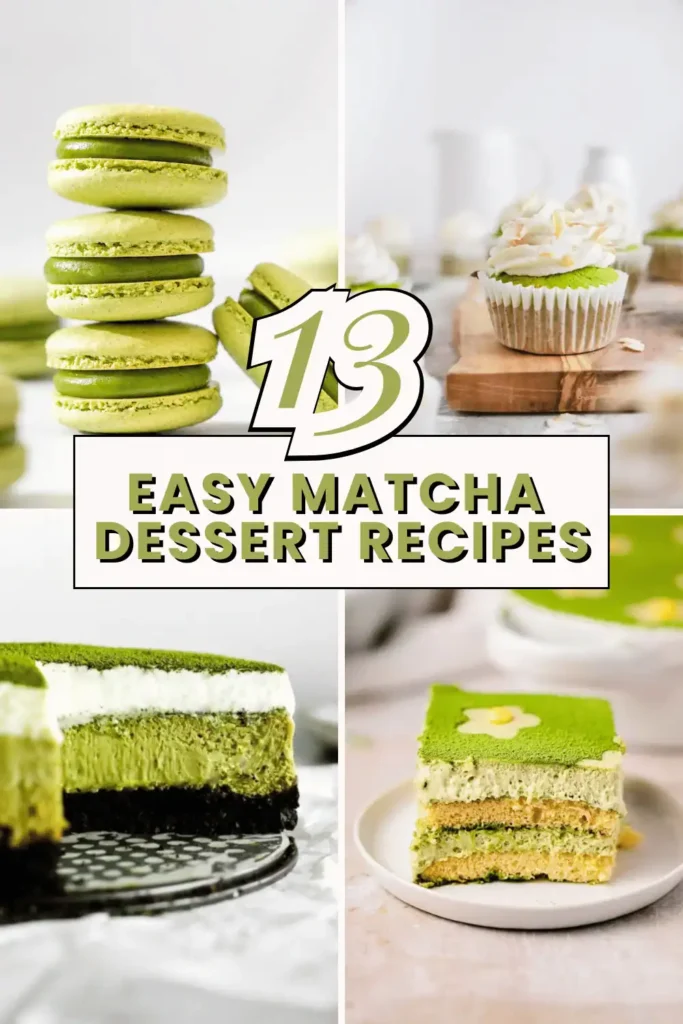 matcha dessert recipes