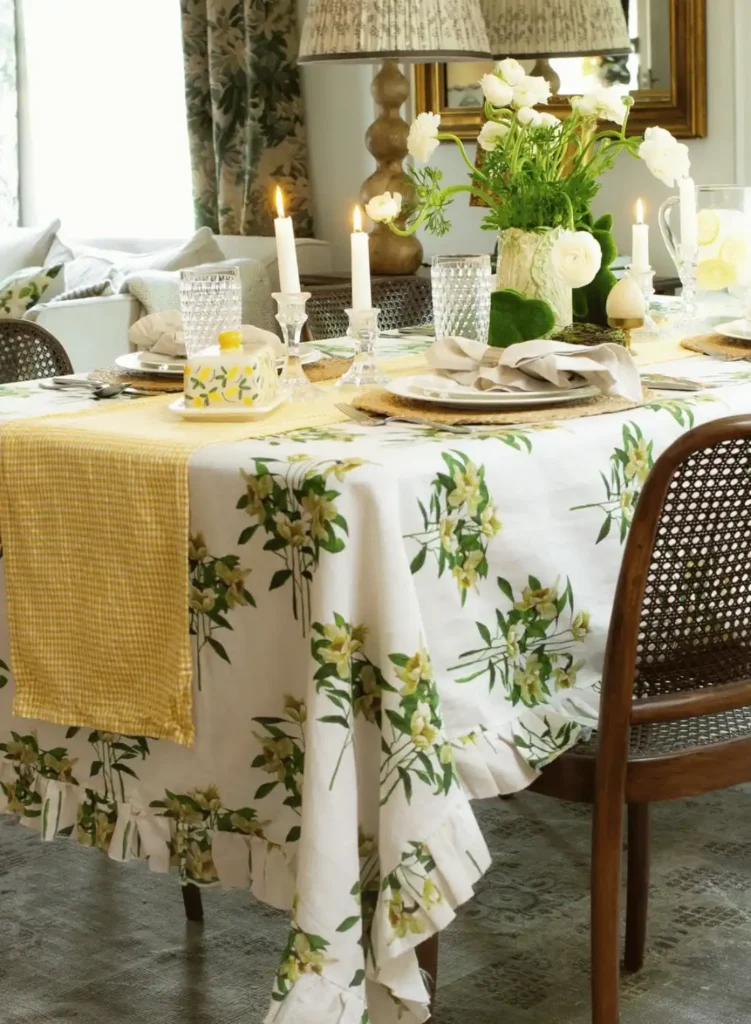 lemon tablescape ideas