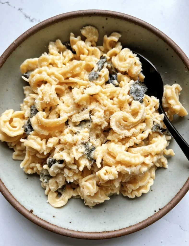 10-minute Brown Butter Sage Pasta. healthy lunch recipes