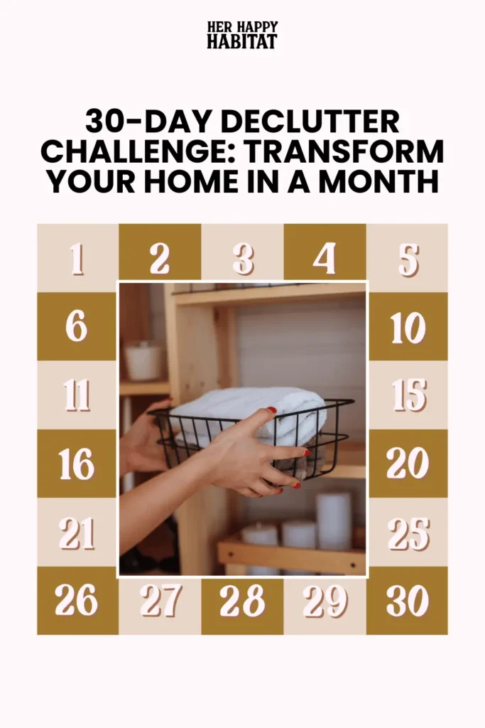 30-Day Declutter Challenge