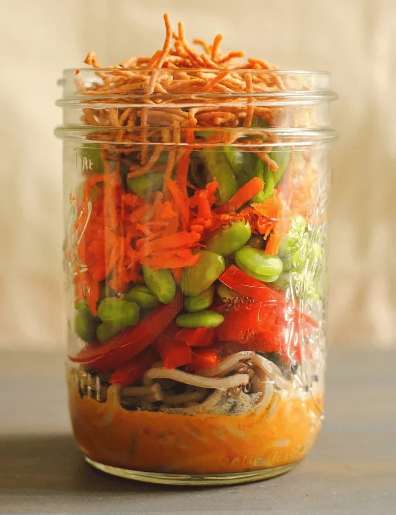Asian Pasta Salad. Mason jar recipes