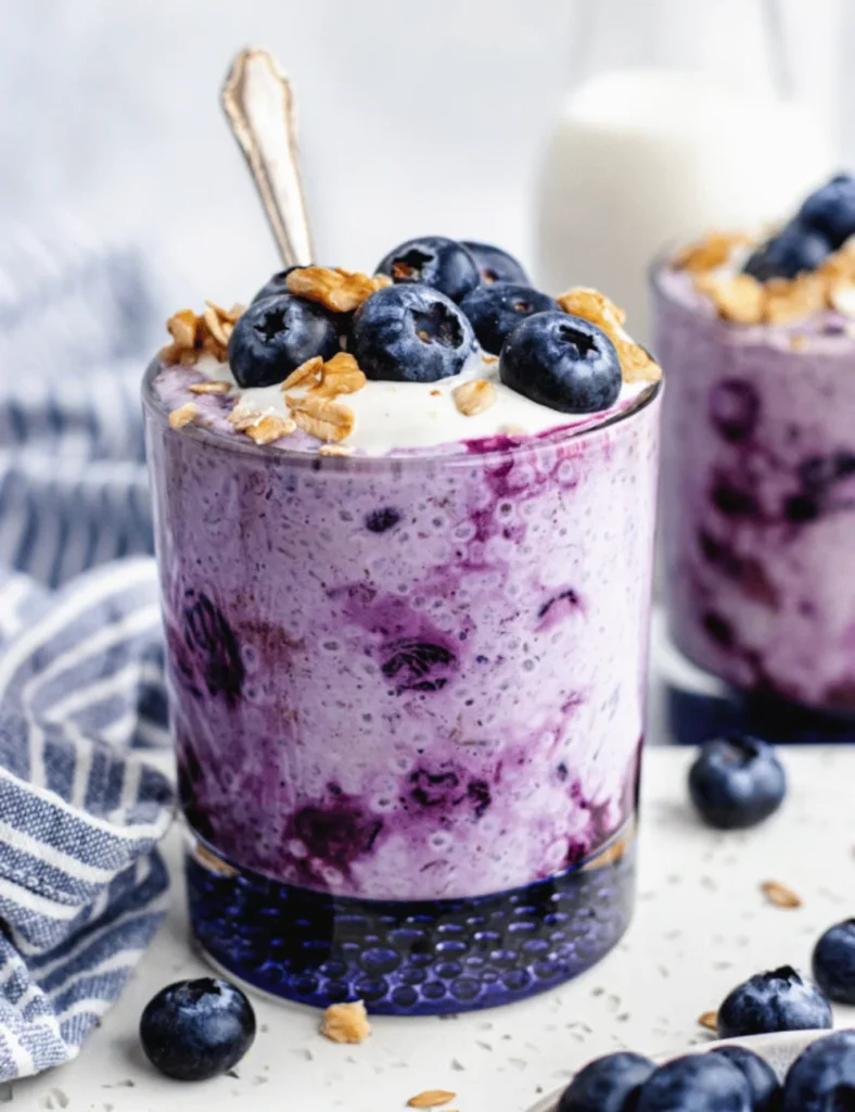 Blueberry overnight oats