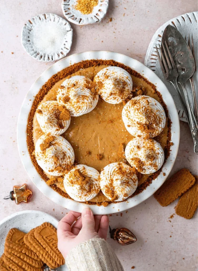 Gingerbread Pie With Biscoff