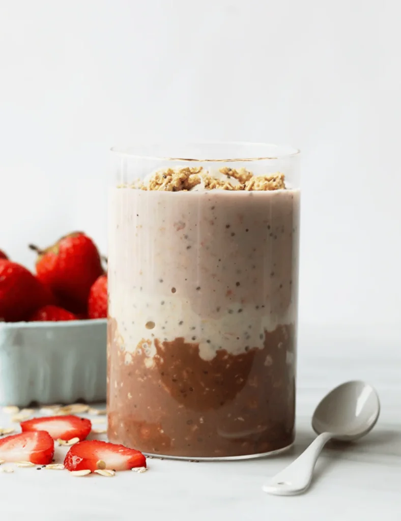 Neapolitan Overnight Oats recipe
