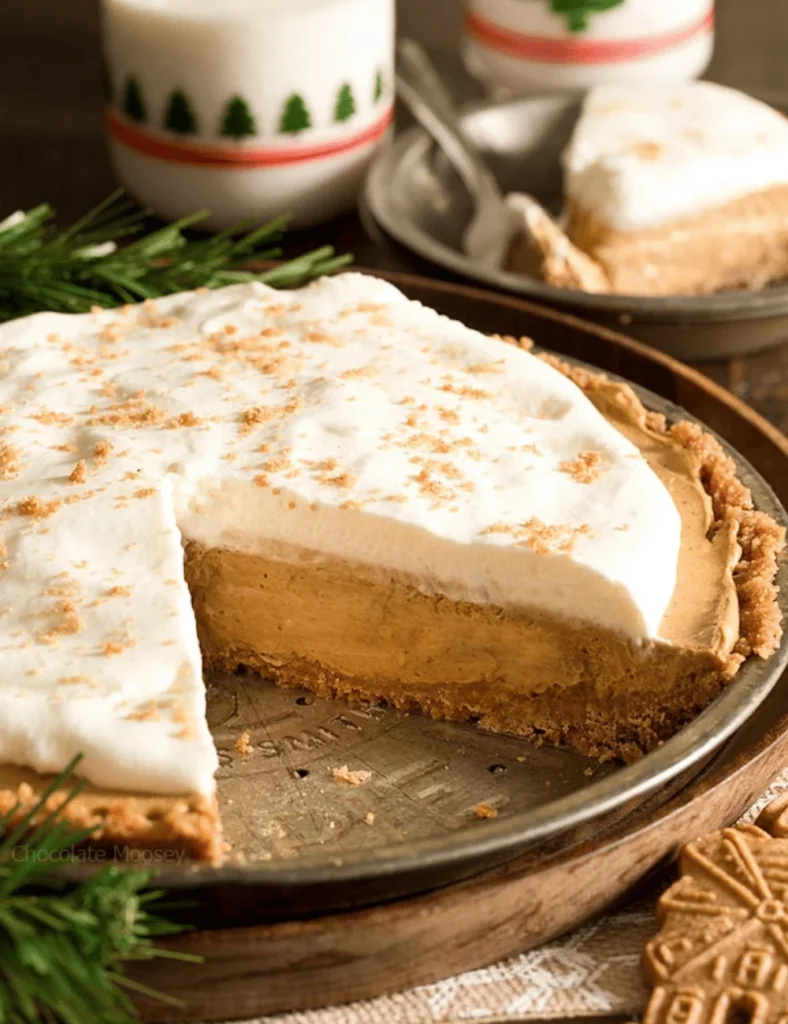 No Bake Gingerbread Pie