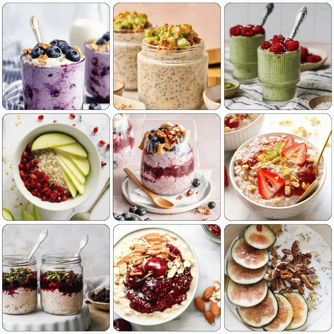 Overnight oats recipes