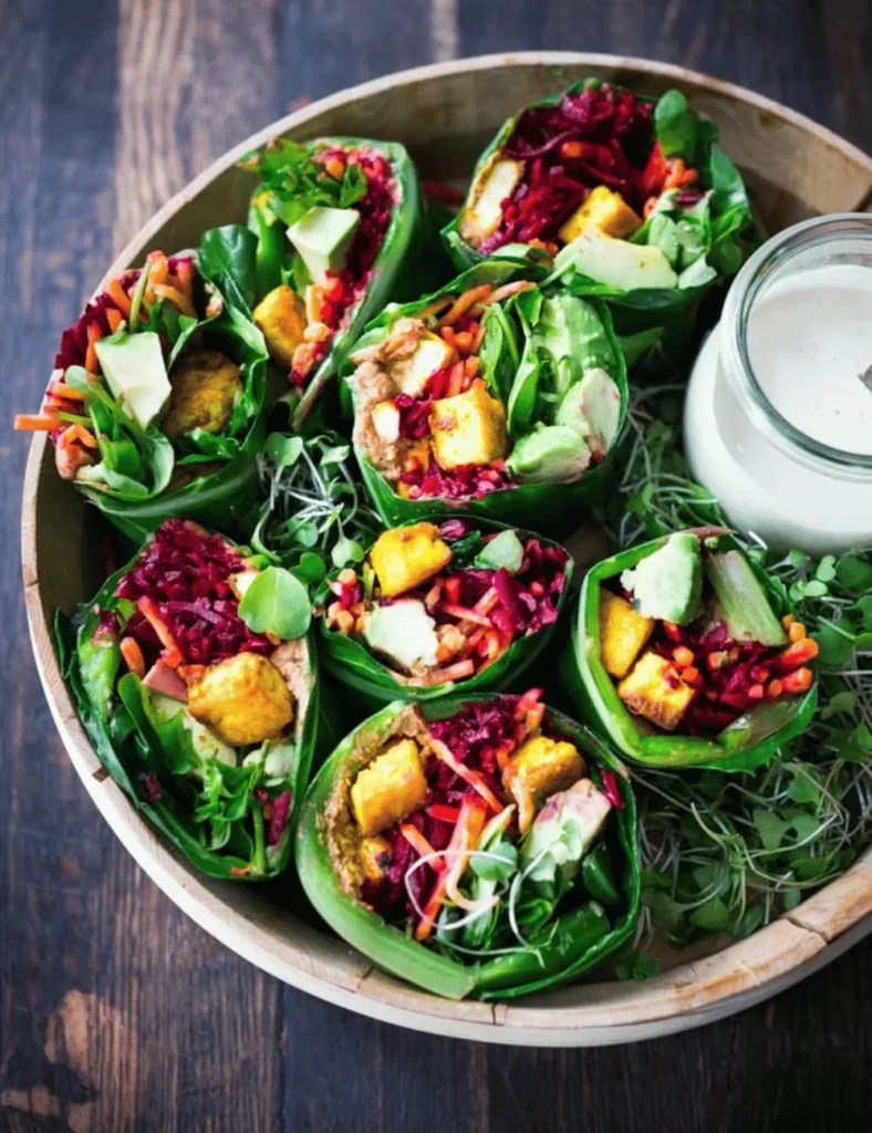 Vegan Collard Green Wraps