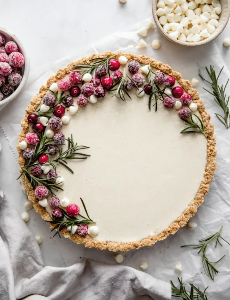 White Chocolate Cranberry Tart (2)