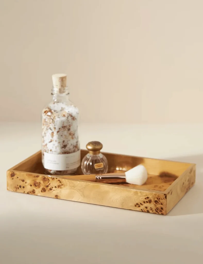 decorative tray storage