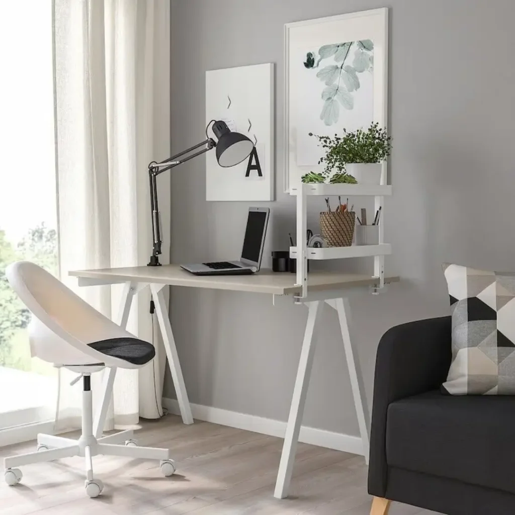 desk shelf FROM IKEA