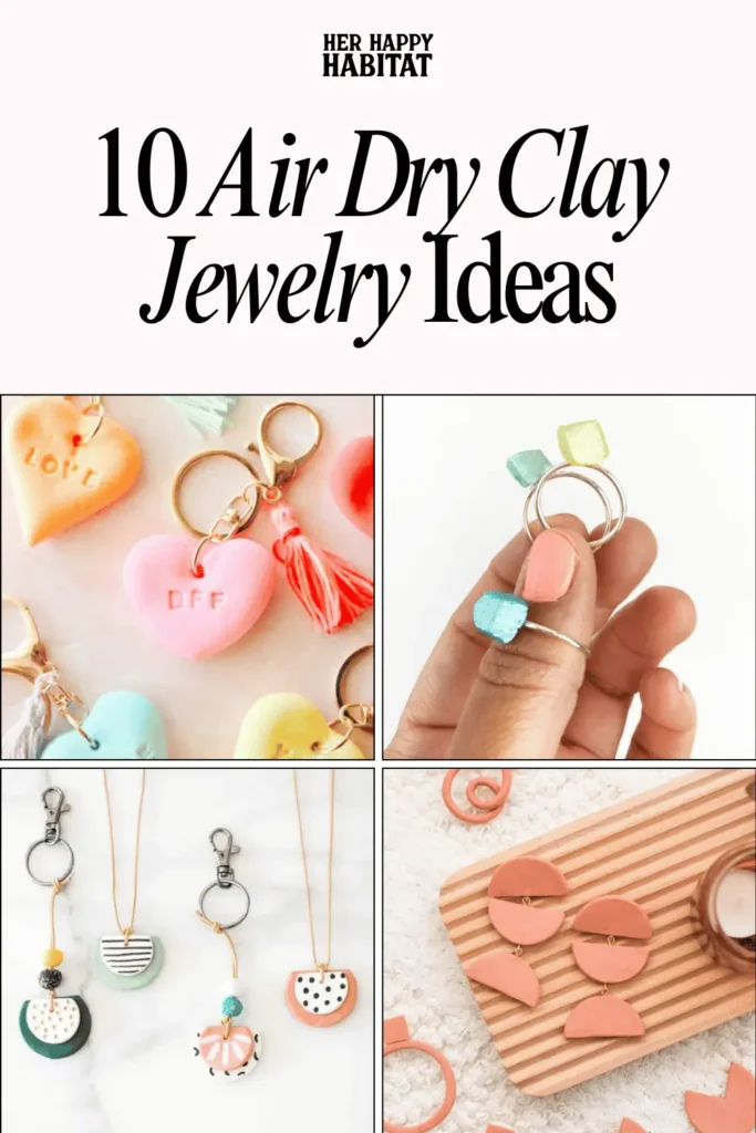 Air Dry Clay Jewelry Ideas