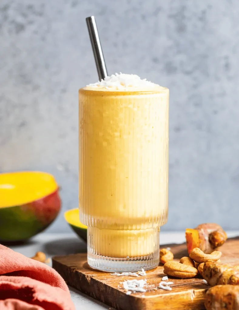 Anti-Inflammatory High-Protein Tropical Turmeric Smoothie