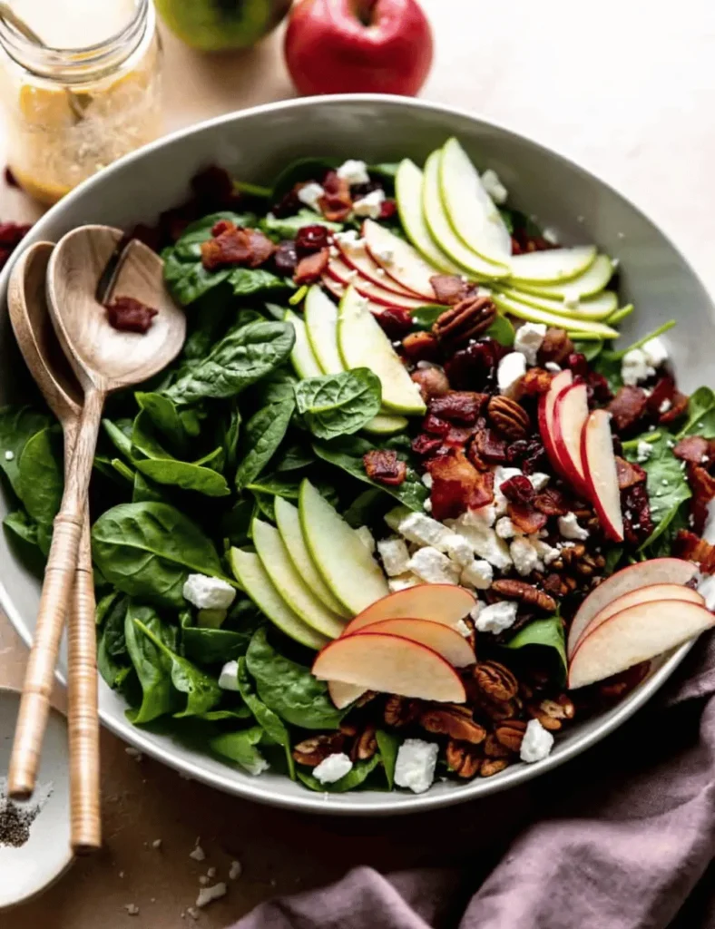 Autumn Apple Salad (with a Maple Vinaigrette). fall salad recipes