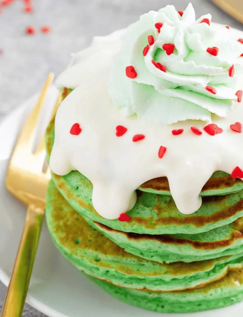Christmas GRINCH PANCAKES