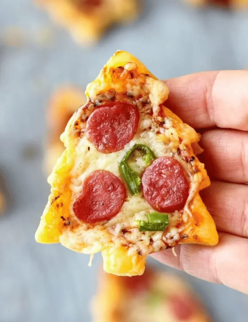 Christmas Tree Pizzas