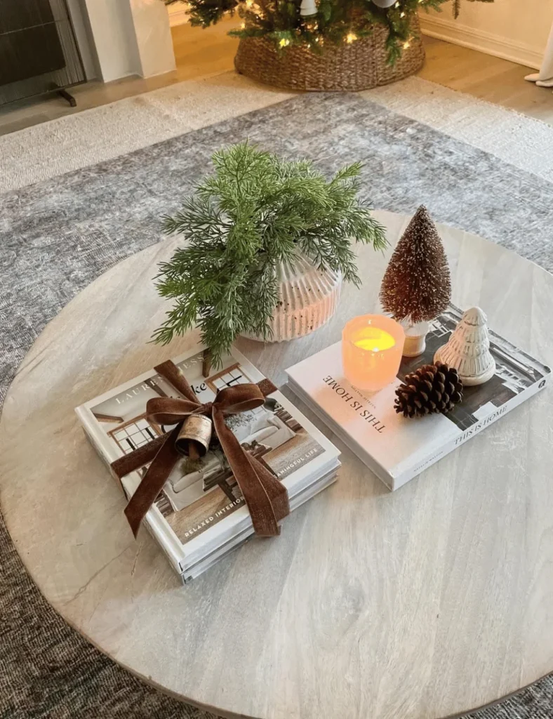 Christmas coffee table decor ideas