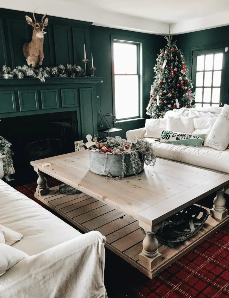 Christmas coffee table decor ideas