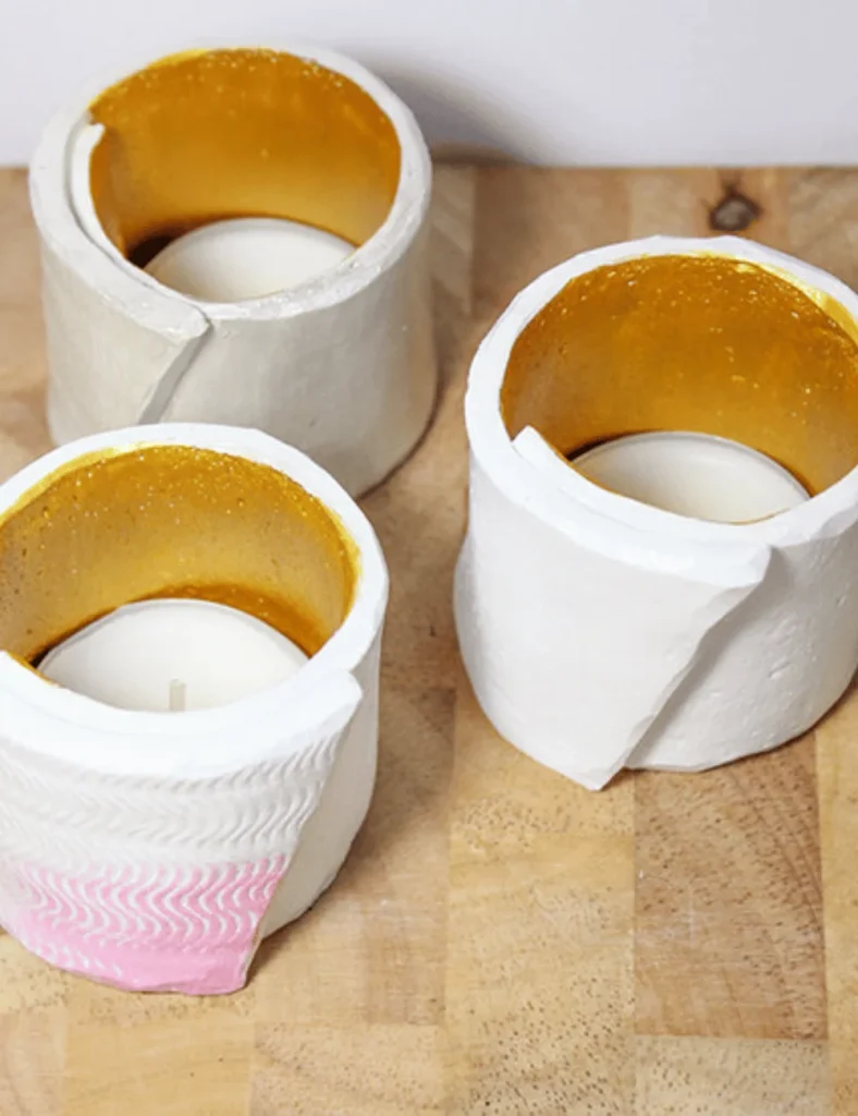 Clay Tealight Holders